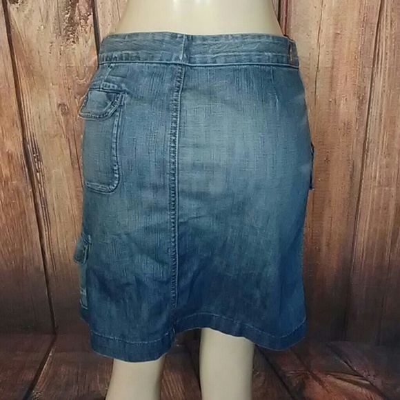 🦋 7FAM Denim Skirt size 29 - Picture 5 of 7